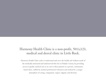 Tablet Screenshot of harmonyclinicar.org